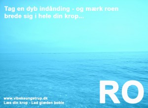 Hold fast i roen - forlæng sommeren | Ro Clairvoyant & NLP Terapeut Vibeke Ungstrup Hillerød og Helsinge